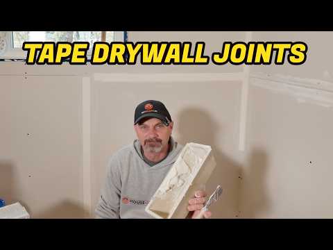 How To Apply Paper Tape to Drywall Joints